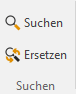 Schaltflächen der Gruppe Bearbeiten im Menüband