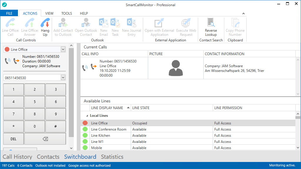 SmartCallMonitor-Switchboard