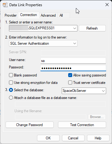 SpaceObServer DataCentral