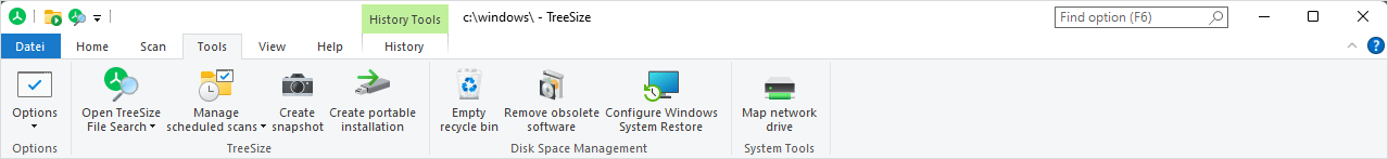TreeSize-MainWindow_RibbonTab_Tools