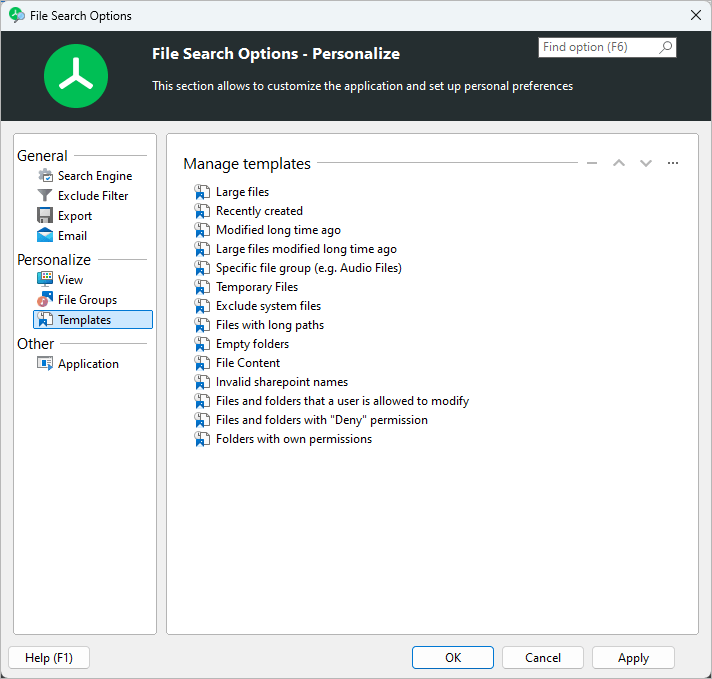 TreeSize-FileSearch_Options_Templates