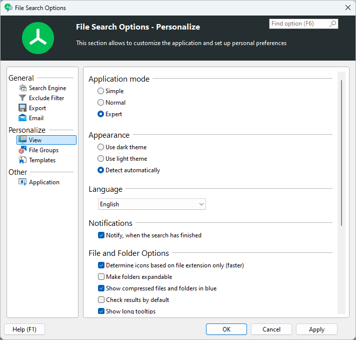TreeSize-FileSearch_Options_View