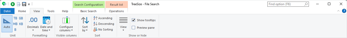 TreeSize-FileSearch_RibbonTab_View