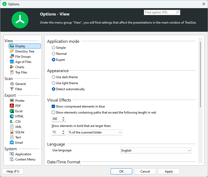 TreeSize-MainWindow_Options_Display